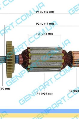 Якорь на болгарку STURM AG9511