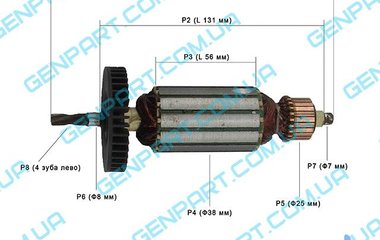 Якорь на перфоратор CRAFT CBH 800