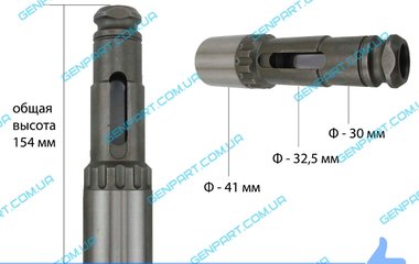СТВОЛ ДЛЯ ОТБОЙНОГО МОЛОТКА BOSCH 11E (аналог)