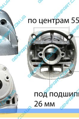 Корпус редуктора болгарки DWT 125 SL
