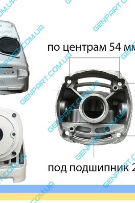 Корпус редуктора болгарки ИНТЕРСКОЛ 125
