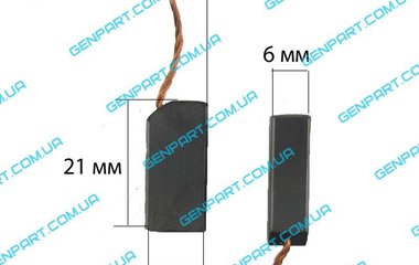Графитовая щетка 6,3х10х20 (насос Кама)
