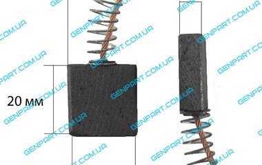 Графитовая щетка 6,5х19х20 ( дисковые пилы)