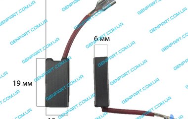 Графитовая щетка 6х10х20 (болгарка sparky 900 Вт)