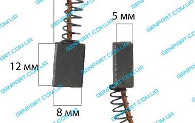 Графитовая щетка 5х8х11.5 болгарки 125)