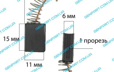 Графитовая щетка 6х11х16 ( болгарка CRAFT)
