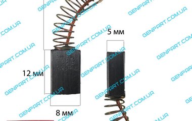 Графитовая щетка Makita CB 50 5x8х12